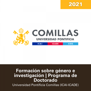 ormación género e investigación universidad Pontificia Comillas